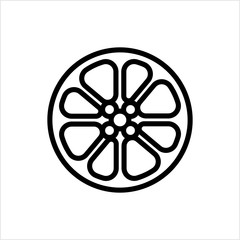 Obraz premium Film Reel Icon, Cinema Movie Reel Icon