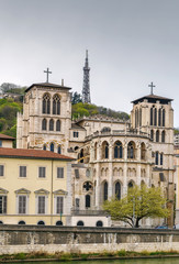 Fototapeta na wymiar Lyon cathedral, France