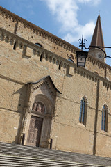 AREZZO, ITALY - September 18, 2019: Cathedral of Saints Peter and Donato Arezzo