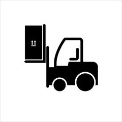 Forklift Icon, Warehouse Forklift