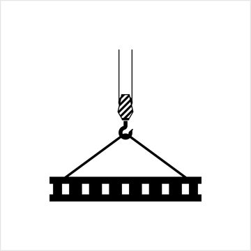 recommend clip art: Crane Hook Icon, Tow Hook, Holding Concrete Slab