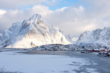 The Lofoten Islands Norway is known for excellent fishing, nature attractions such as the northern lights and the midnight sun, and small villages with beautiful scenery.