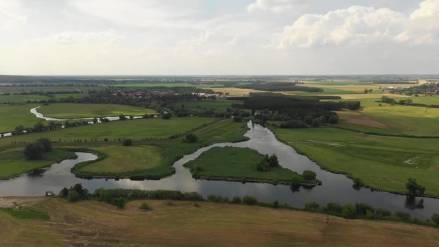 Untere Havel aus der Vogelperspektive