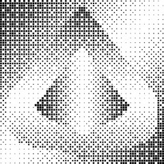 Abstract Square Halftone Design