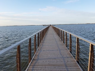 Obraz premium Lesina - Passerella del lago