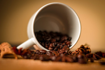 Una taza de café por la tarde