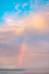 Obraz na płótnie Canvas Rainbow in the sky