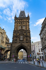 Fototapeta premium Powder Tower of Prague in Czech Republic.