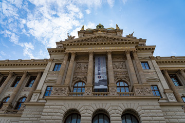 Obraz premium National Museum Prague in Czech Republic.