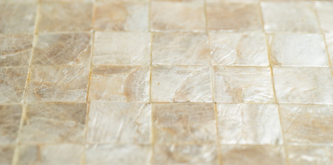 Mother of pearl glass tile texture