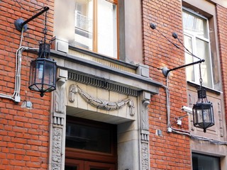 Obraz premium Ancient architecture close up