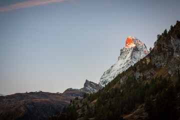 Panoramic view on Matterhorn, Switzerland