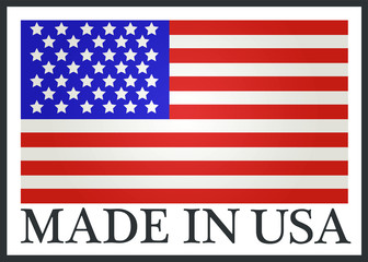 flag of united states of america made in usa