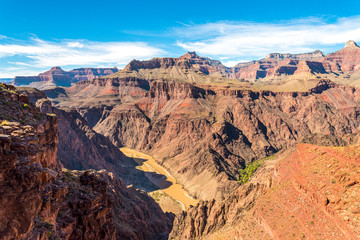 Fototapeta na wymiar View at the Colorado River from the South Kaibab Hiking Trail, Grand Canyon, Arizona/USA