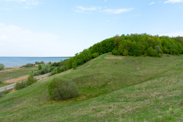 Fototapeta na wymiar View from mount Yarila in Pereslavl Zalessky