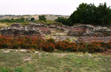 the remnants of the old town