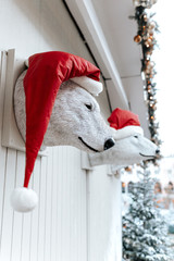 Fototapeta premium Tivoli Christmas fare decorations, Denmark
