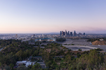 Los Angeles Cityscape at dusk