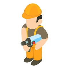 Installer icon. Isometric illustration of installer vector icon for web