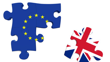 Brexit Konzept - Großbritannien  verlässt die Europäische Union