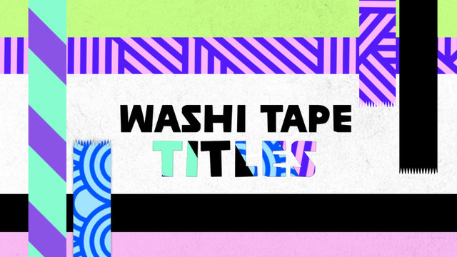 Washi Tape Titles