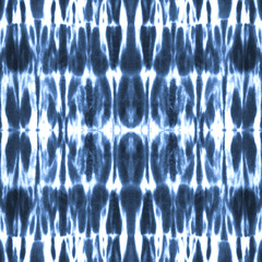 Tie dye shibori seamless pattern. Watercolour abstract texture.