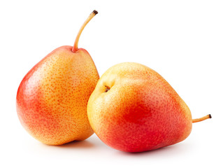 Pears isolated on white