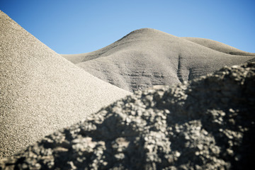 Arid landscape view
