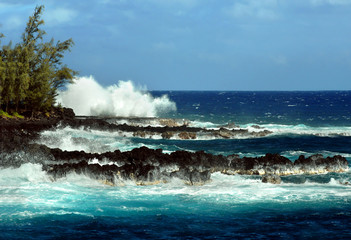 Angry waves Near McKinzie Beach Park