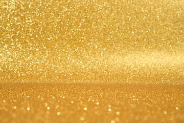 Golden glitter background