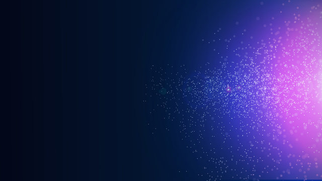 Abstract dots illustration plexus background motion transformation flow swirls wave of flickering light of future innovation technology digital business decentralize communication connection network