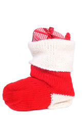 Christmas stocking isolated
