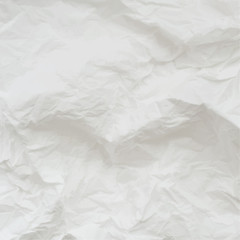 Vector texture of crumpled paper. Realistic illustration.