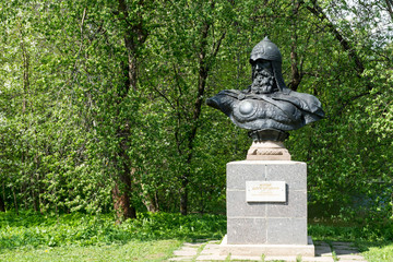 Obraz premium Bust of Yuri Dolgoruky in Goritsky assumption monastery.