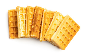 Tasty sweet waffles.