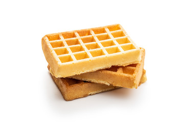 Tasty sweet waffles.