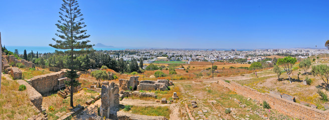 Fototapety  Ruins of ancient city of Carthage in Tunisia