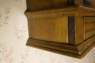 Antique display case from the middle of the 18th century, built in Germany