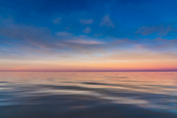 Peaceful serenity in calm pastel waters