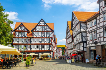 Marktplatz, Melsungen, Hessen, Deutschland 
