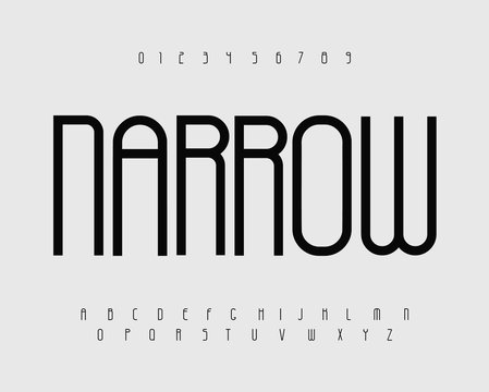 Narrow Tall Font Images – Browse 1,084 Stock Photos, Vectors, and Video |  Adobe Stock