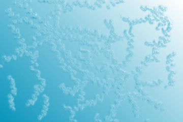 An abstract blue bubbles background image.
