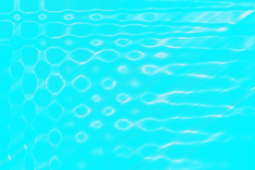Fototapeta premium An abstract blue bubbles background image.