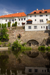 Fototapeta na wymiar Historic centre of Cesky Krumlov, Czech republic