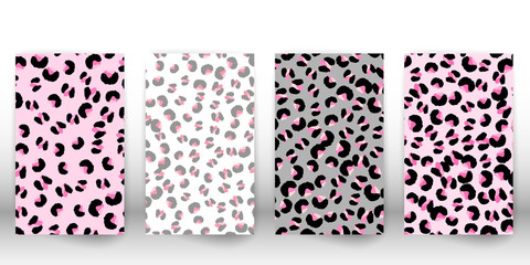 Leopard print design. Animal skin pattern.