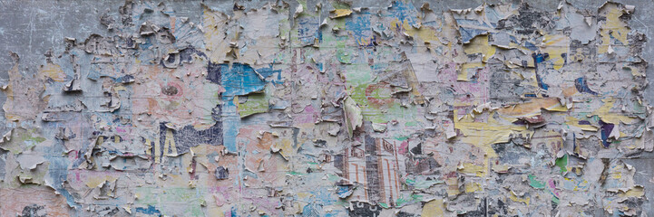 Superfície com papel velho e rasgado