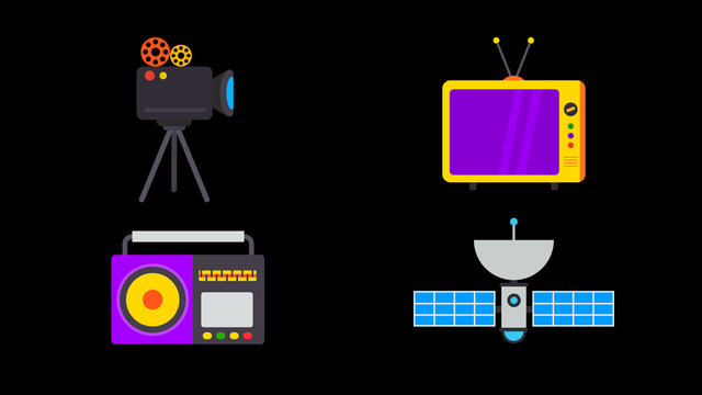 Media Technology Icons