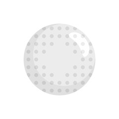 Field hockey ball icon. Flat illustration of field hockey ball vector icon for web design