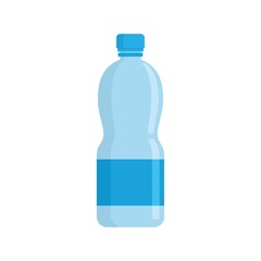 Water bottle icon. Flat illustration of water bottle vector icon for web design