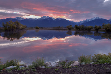 An early morning Montana sunrise.